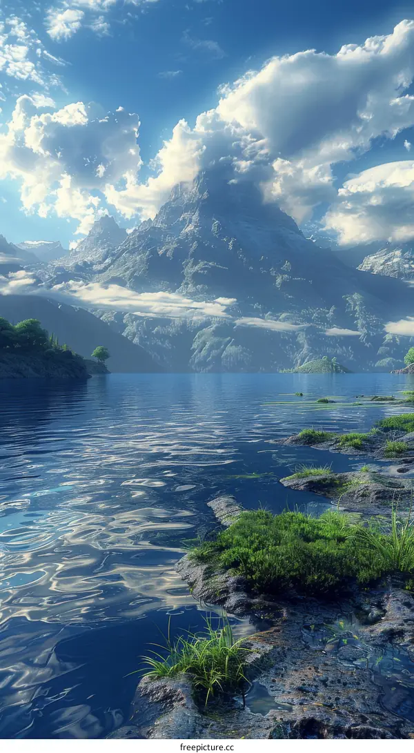 Stunning Mountain Lake Scenery