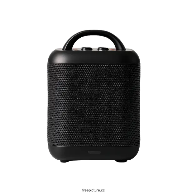 [Transparent Background PNG]Black Portable Bluetooth Speaker