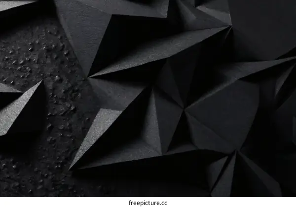 Abstract Black Geometric Patterns