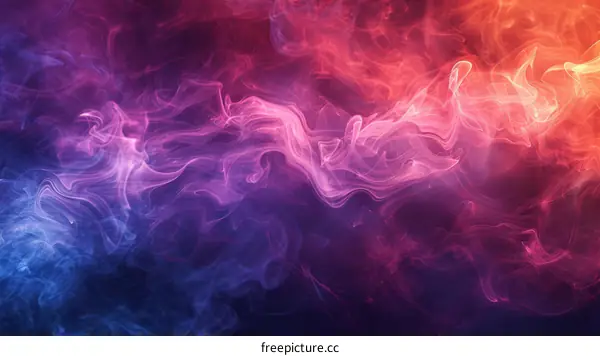 Colorful smoke background
