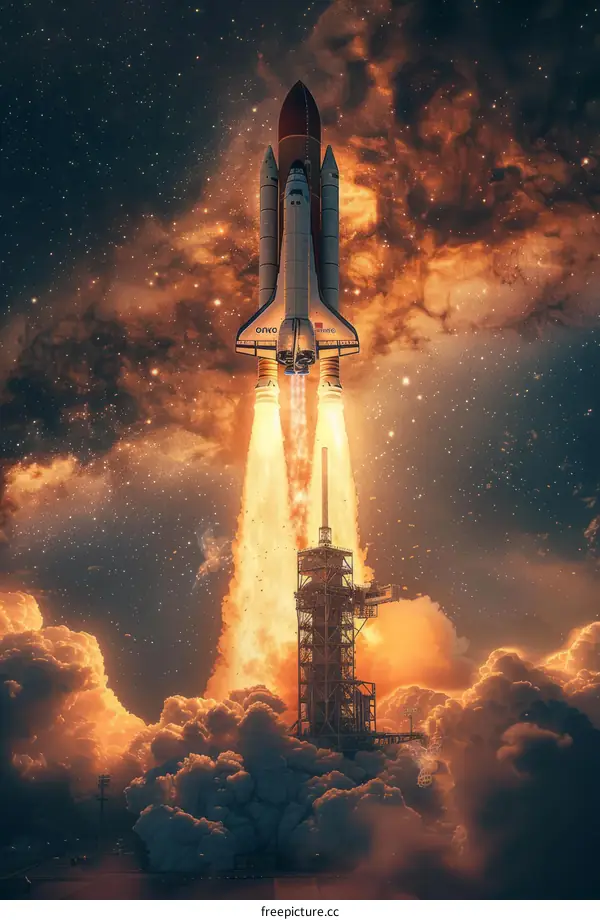 Space Shuttle Atlantis Launch