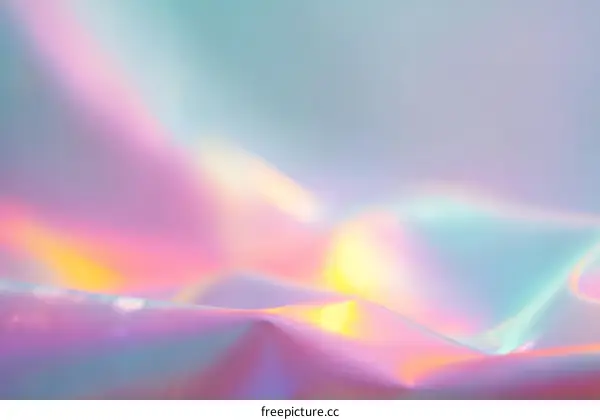 Pastel Holographic Abstract Background