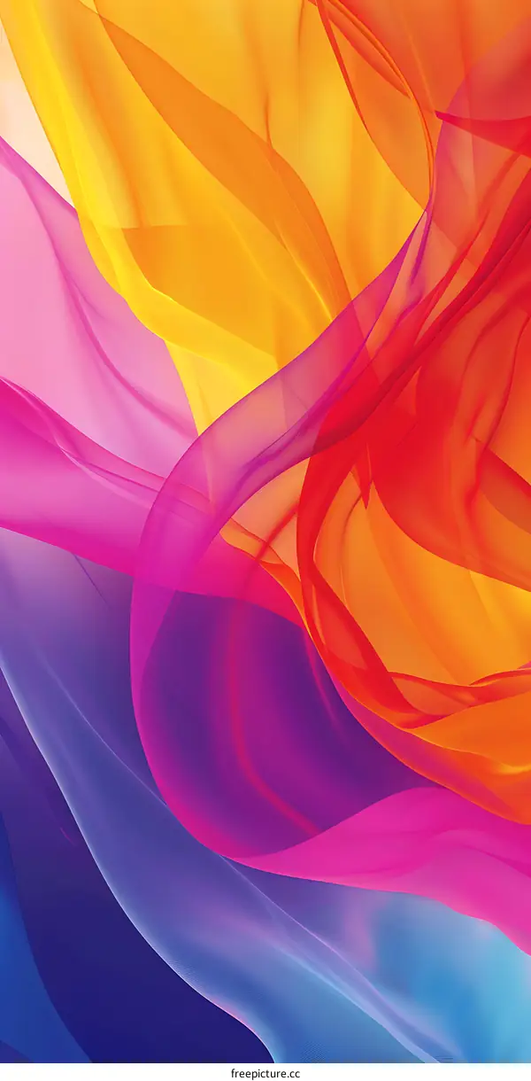 Abstract Colorful Swirling Background