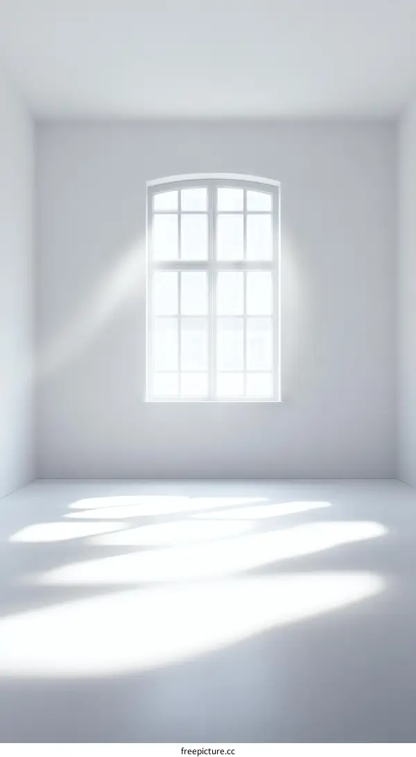 Empty Room with Sunlight and Window