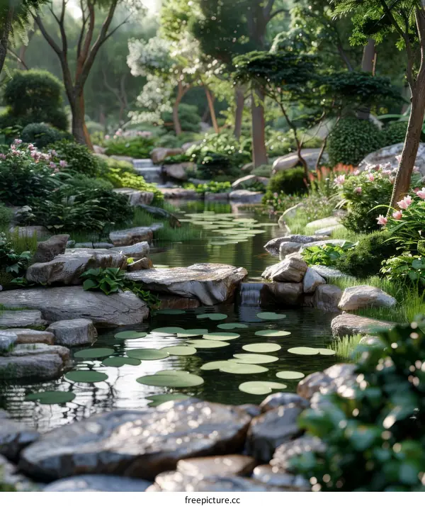 Landscaping with Rocks and Water Features