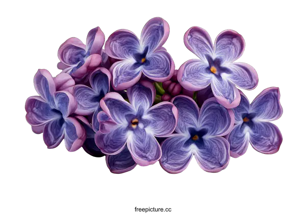 [Transparent Background PNG]Beautiful Lilac Bouquet Close-up