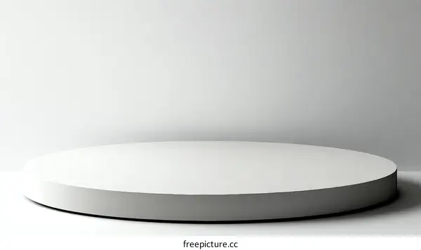 Blank Product Display Stage Illustration