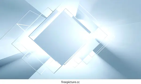 Abstract Geometric Glass Structure Design