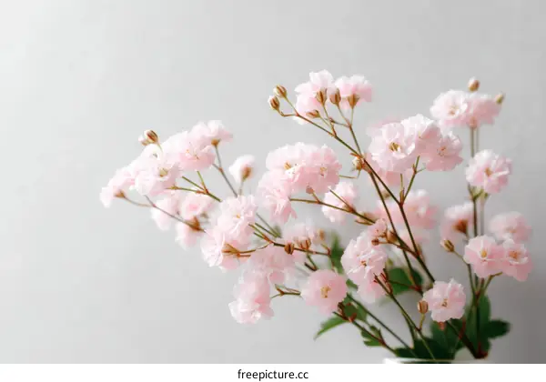 Delicate Pink Flowers Arrangement