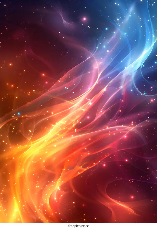 Fire and Ice Abstract