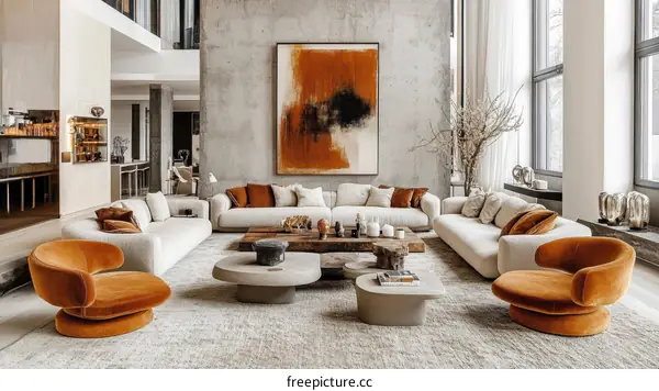 Modern Cozy Living Room Interior Design