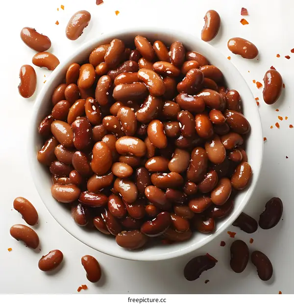 Bowl of Cooked Kidney Beans