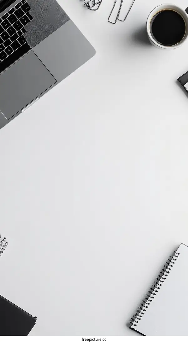 Modern Workspace Minimalist Desk Setup