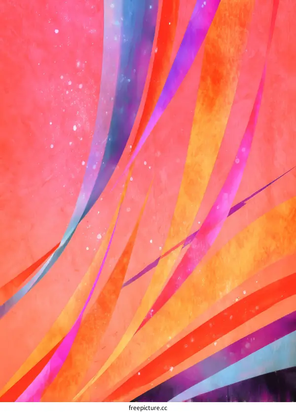 Abstract Colorful Lines Background Design