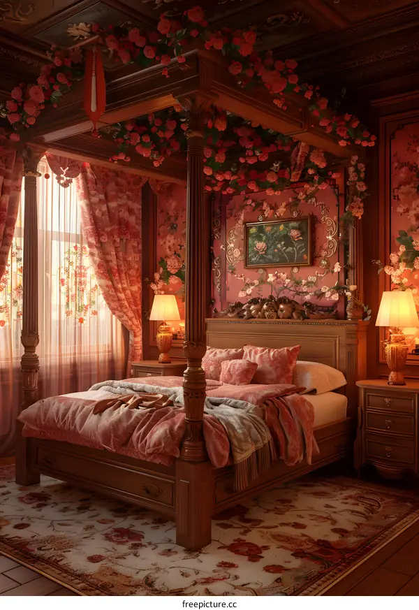 Romantic Bedroom Interior Decor