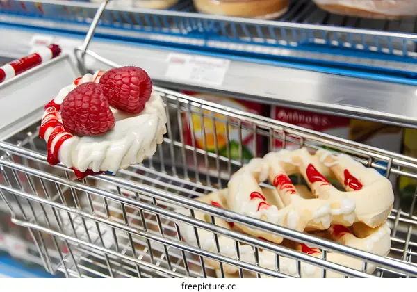 Sweet Treats in a Shopping Basket