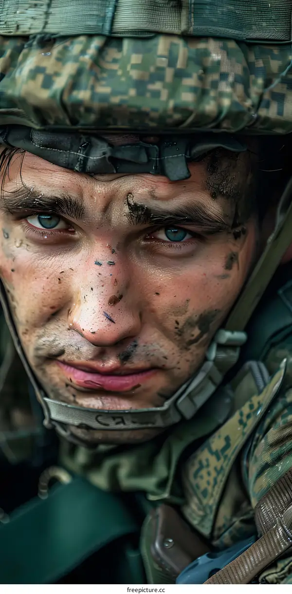 Portrait of a soldier