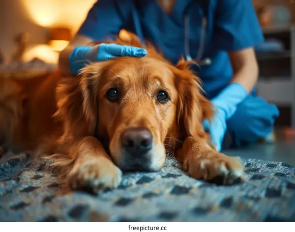 Golden Retriever Physical Examination