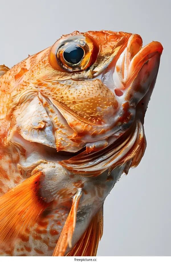 Close-up Fish Head
