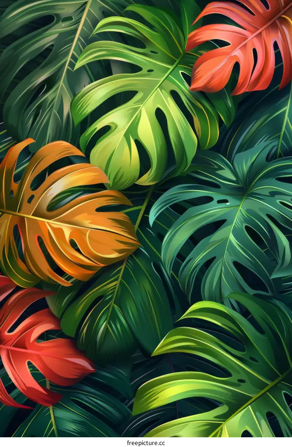 Tropical rainforest plants