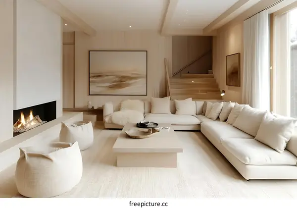 Modern Minimalist Living Room Interior Design