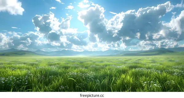 Wide Grassland Landscape