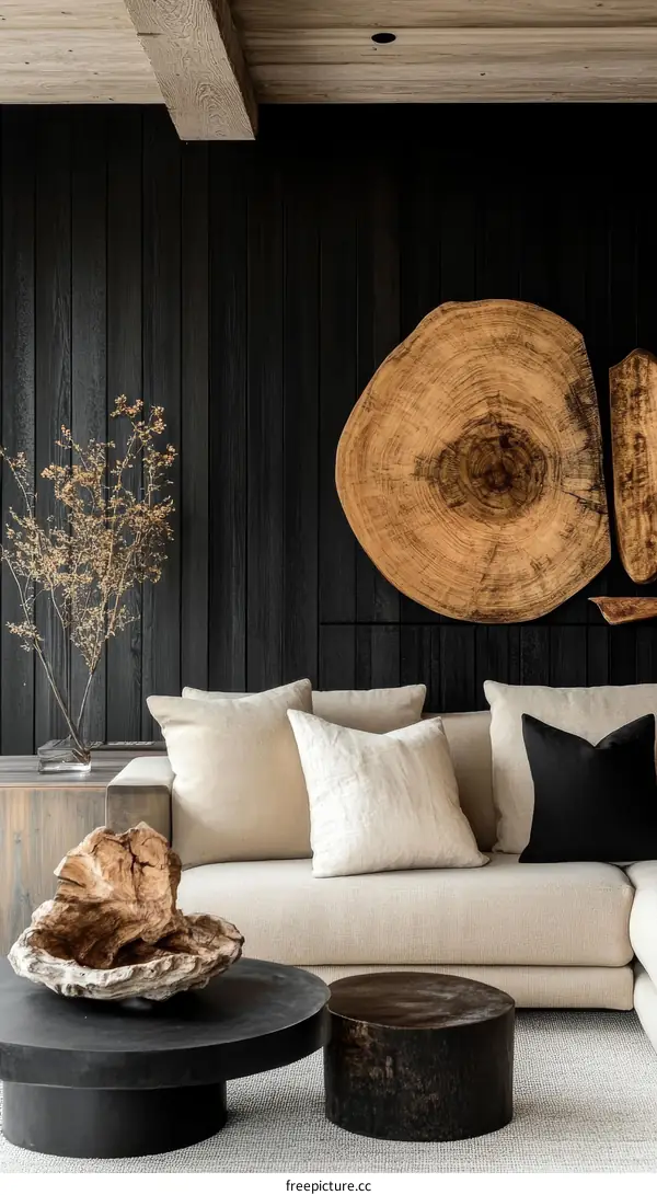 Modern Rustic Living Room Interior Design