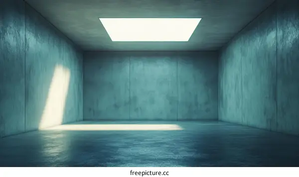 Empty Concrete Space Interior Design