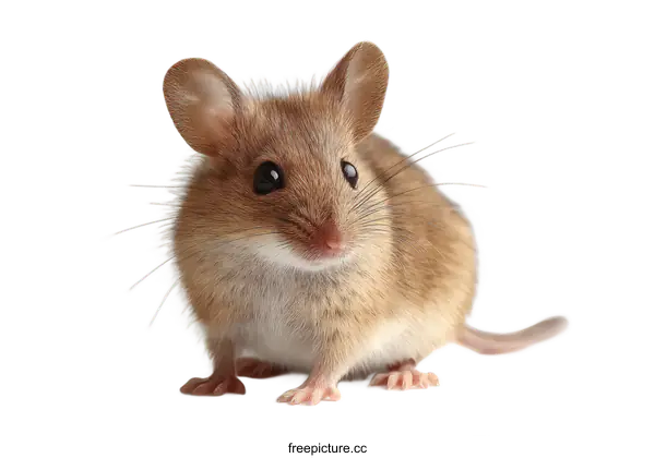 [Transparent Background PNG]Close-up of a Cute Mouse