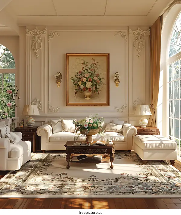 European-style living room