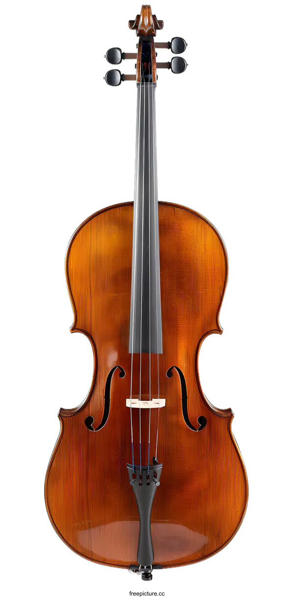 [Transparent Background PNG]A cello against a white background
