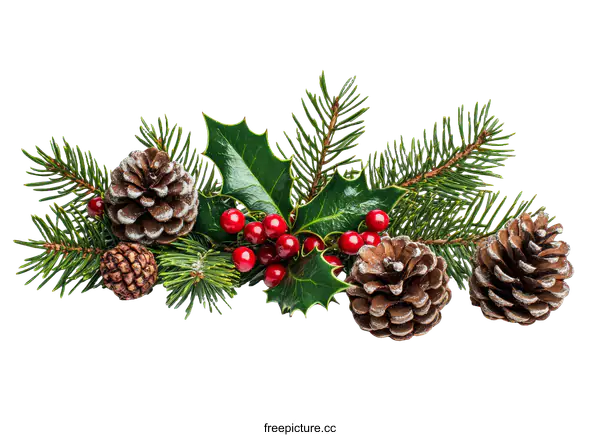 [Transparent Background PNG]Christmas Decorations Arrangement Isolated on White Background