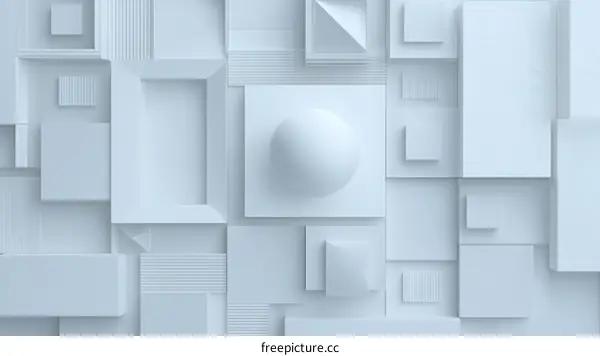 Abstract Geometric Shapes Background Design