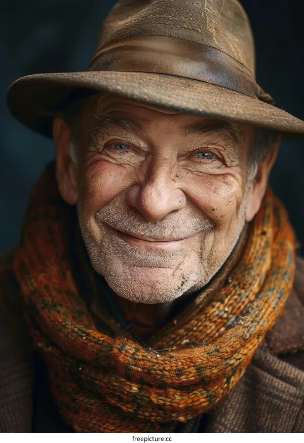 Portrait of a Smiling Senior Man