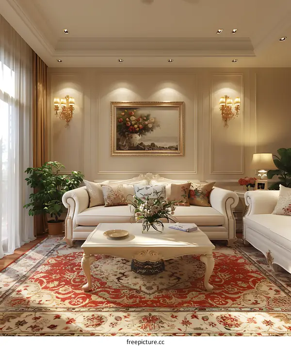 European-style living room