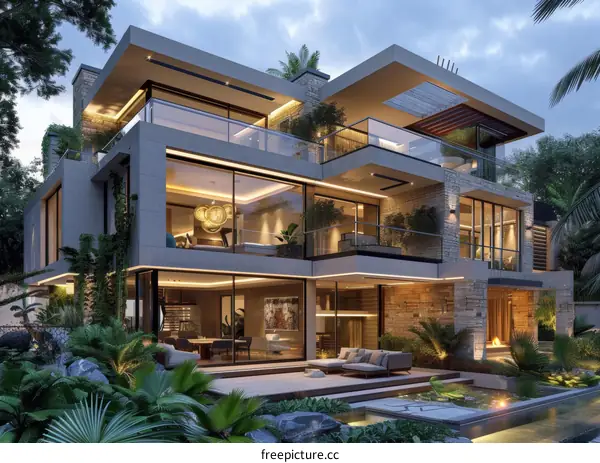 Modern Luxurious House Exterior Design