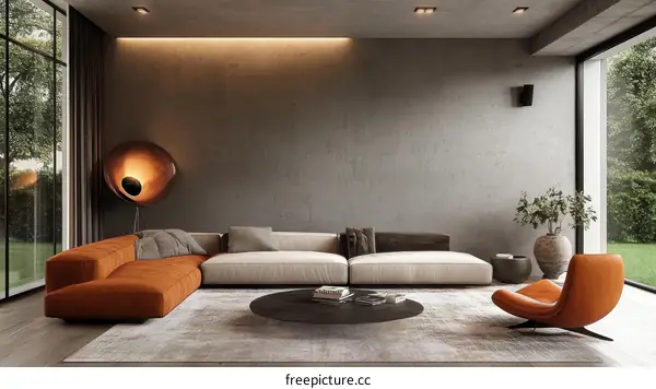 Modern Minimalist Living Room Interior Design