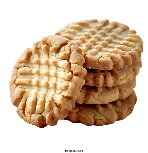 [Transparent Background PNG]Homemade peanut butter cookies