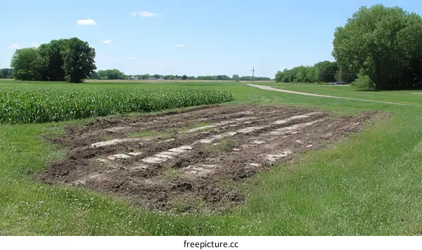 Rural Farmland with Prepared Plots