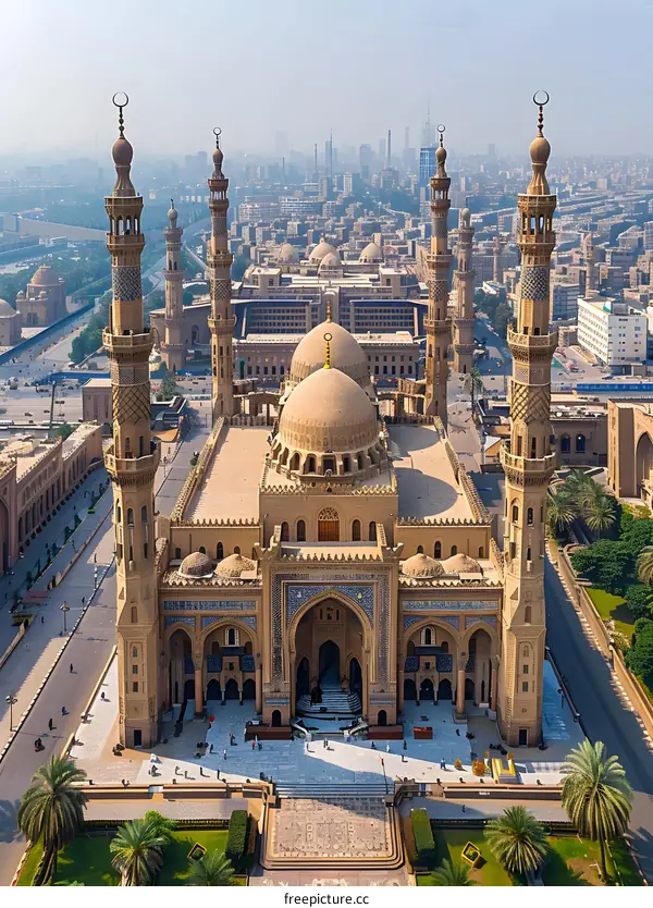 Al-Azhar Mosque in Cairo, Egypt