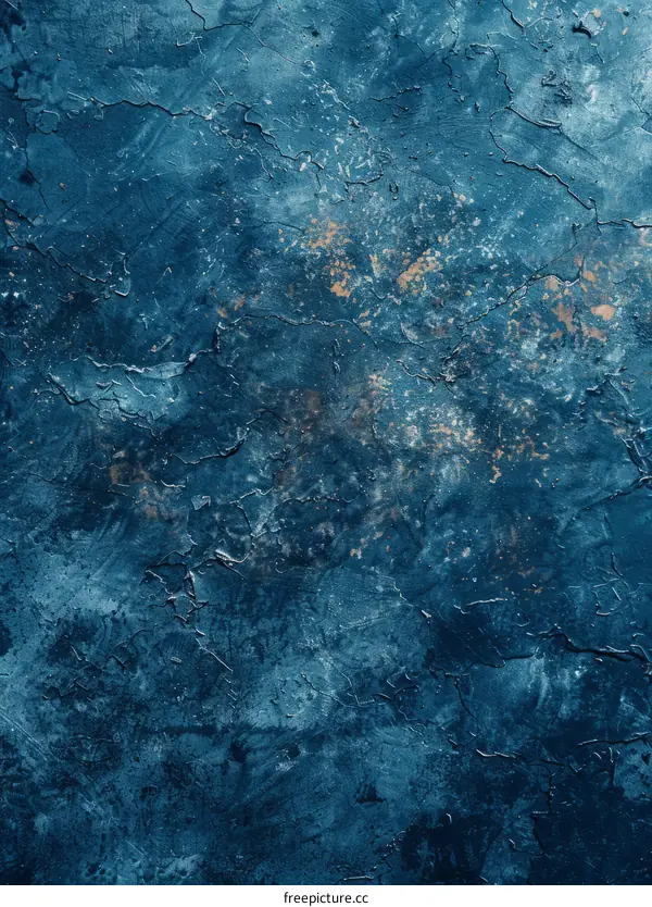 Blue Grunge Textured Background