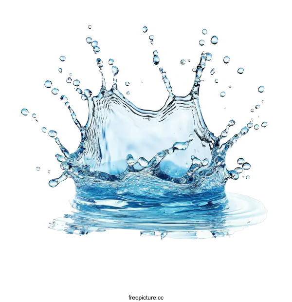 [Transparent Background PNG]Water Splash Art Splashing Water