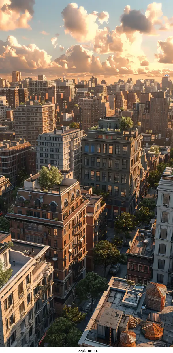 NYC Skyline at Sunset