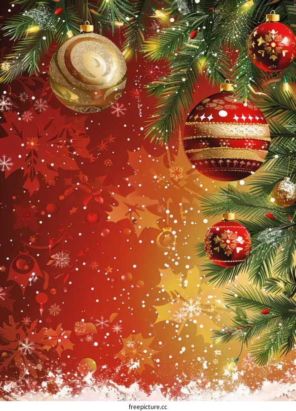 Ornamented Christmas Tree