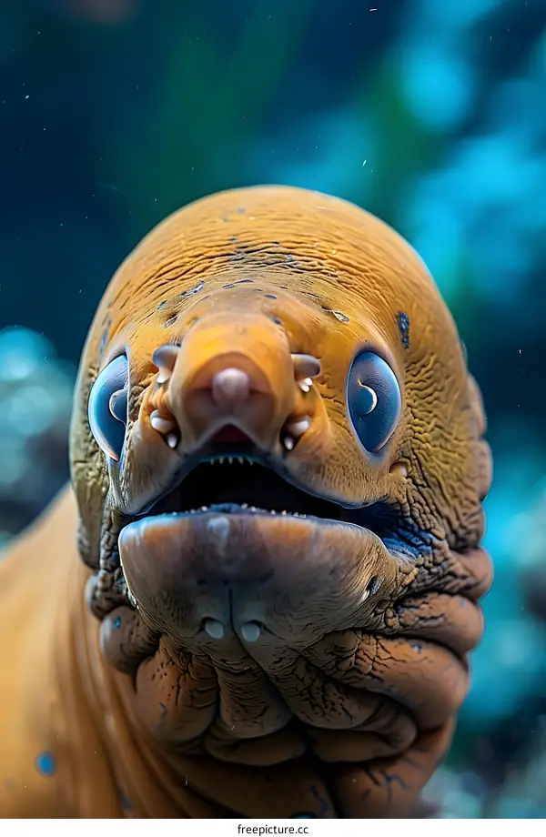 Close Up of a Moray Eel