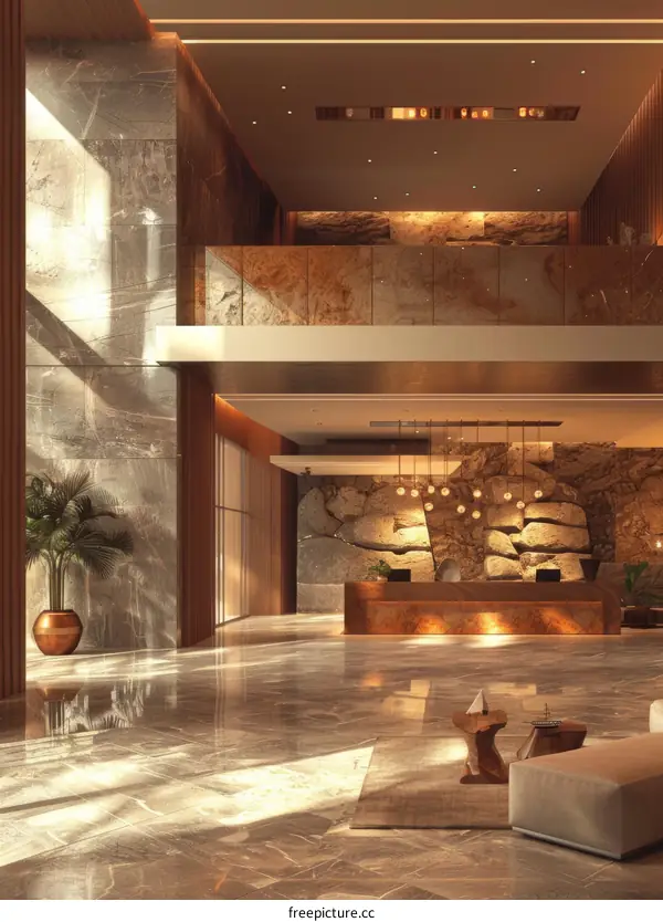 Modern Hotel Lobby Interior Design