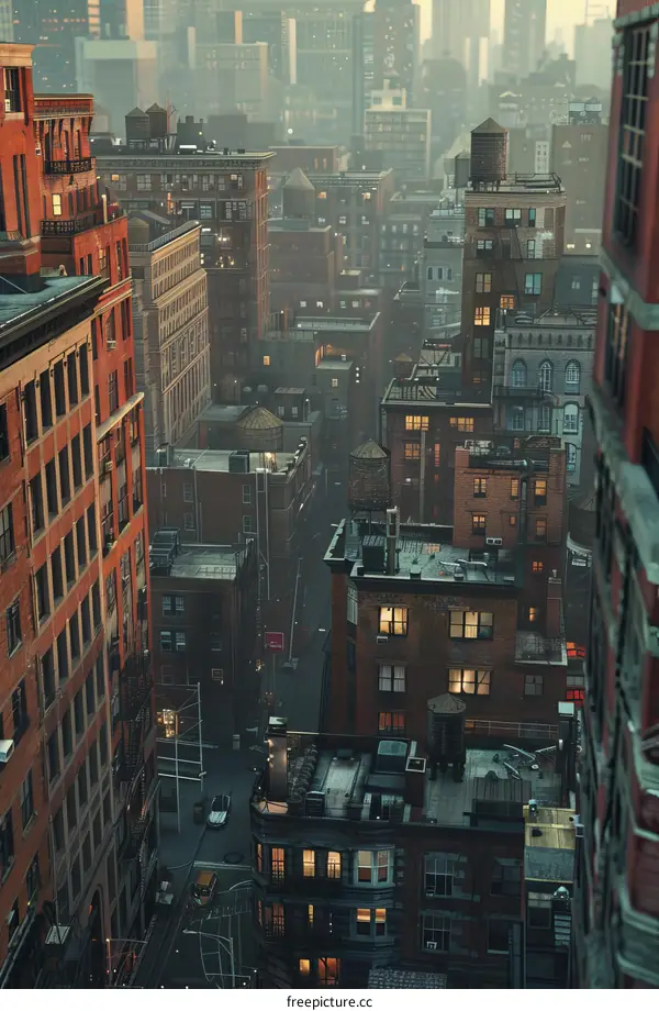 New York City Skyline from Above