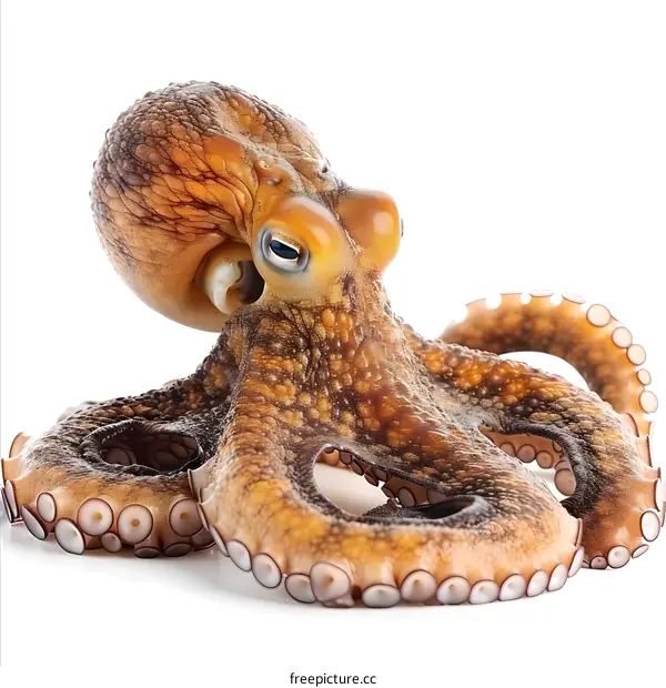 Octopus staring at the camera