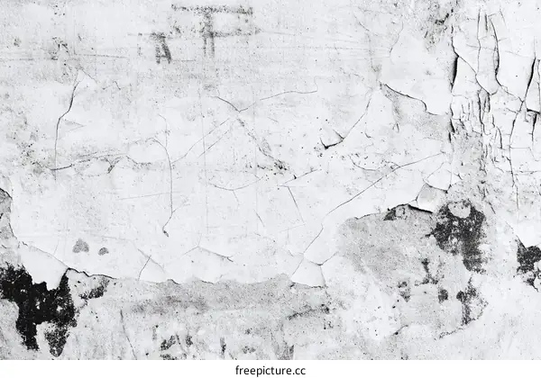 Aged White Painted Wall Texture