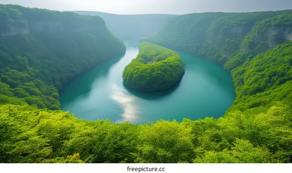 Horseshoe Bend of the Green River in Canyonlands National Park, Utah
